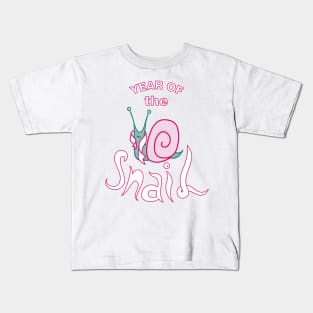 Year of the Snail Kids T-Shirt